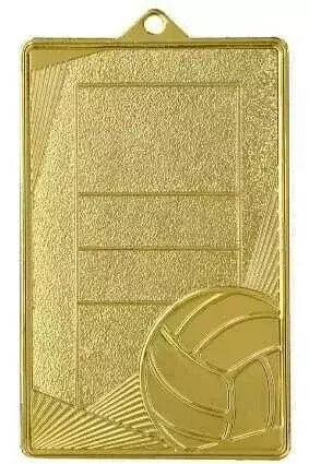 Zdjęcie produktu Medal złoty 70mm x 45mm - siatkówka MMC7245/G