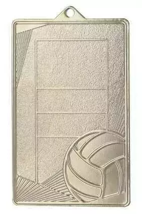 Zdjęcie produktu Medal srebrny 70mm x 45mm - siatkówka MMC7245/S