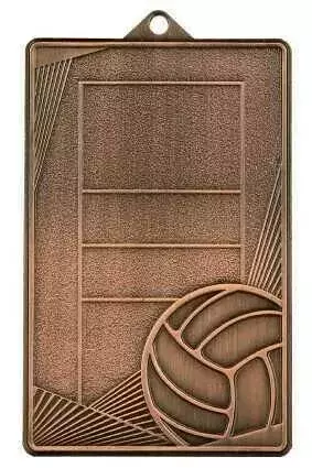 Zdjęcie produktu Medal brązowy 70mm x 45mm - siatkówka MMC7245/B