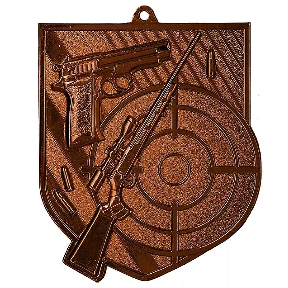 Zdjęcie produktu Medal brązowy 80mm x 60mm - strzelectwo MD8063/B