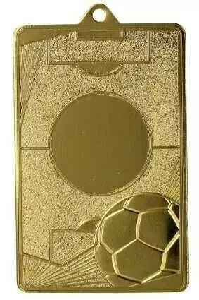 Zdjęcie produktu Medal złoty 70mm x 45mm - piłka nożna MMC7045/G