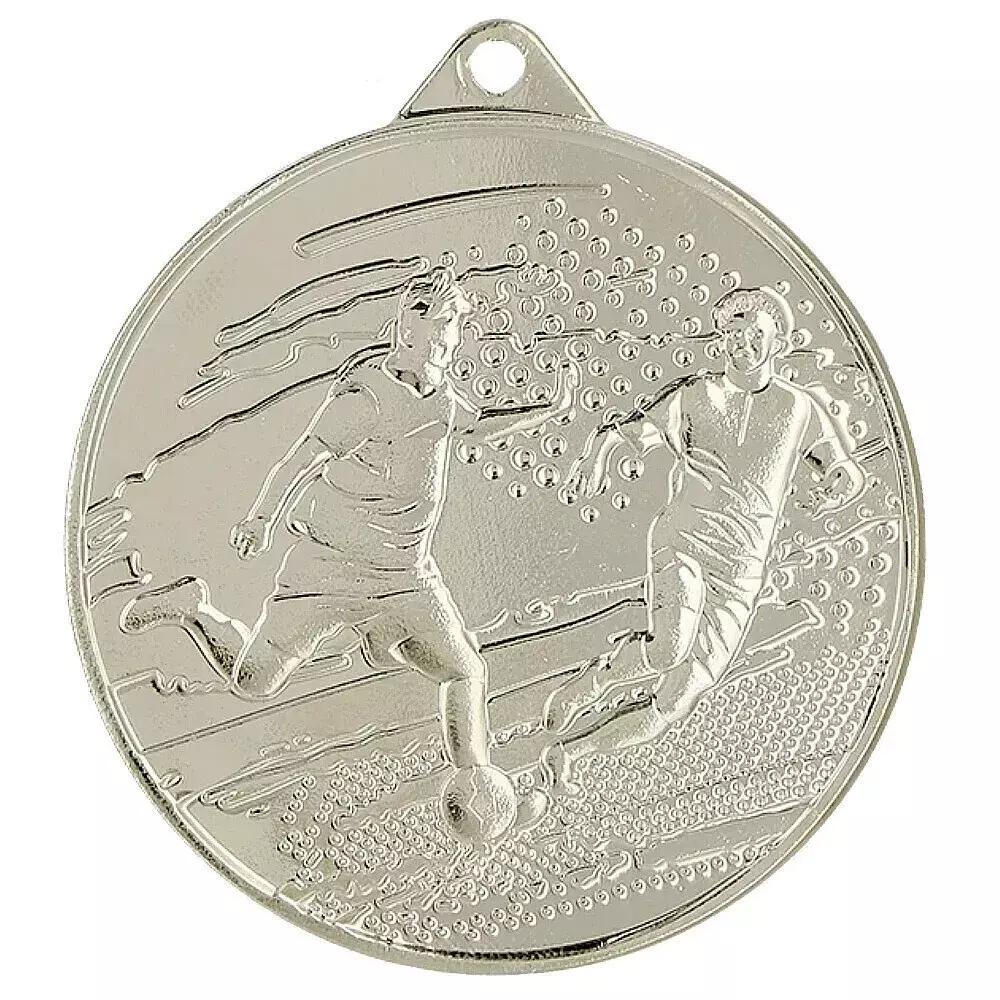 Zdjęcie produktu Medal srebrny 50 mm - piłka nożna MMC1150/S
