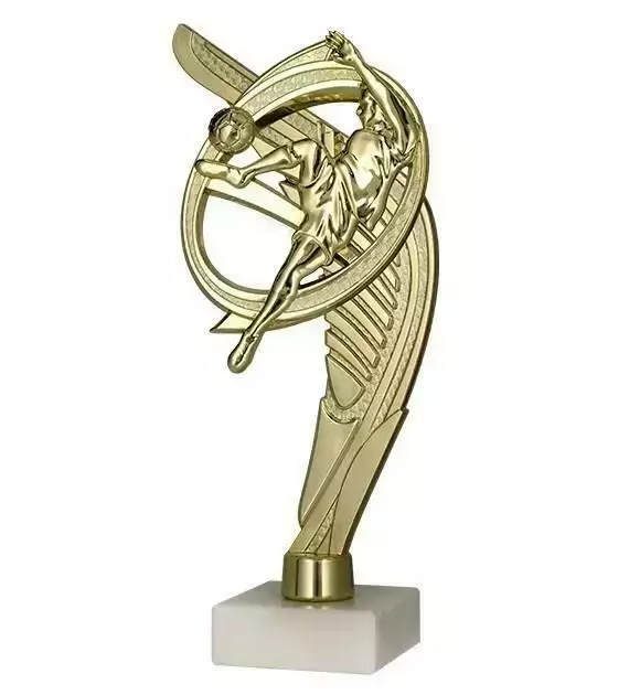 Zdjęcie produktu Trofeum plastikowe na marmurowej podstawie - piłka nożna WING-WM/SOC5