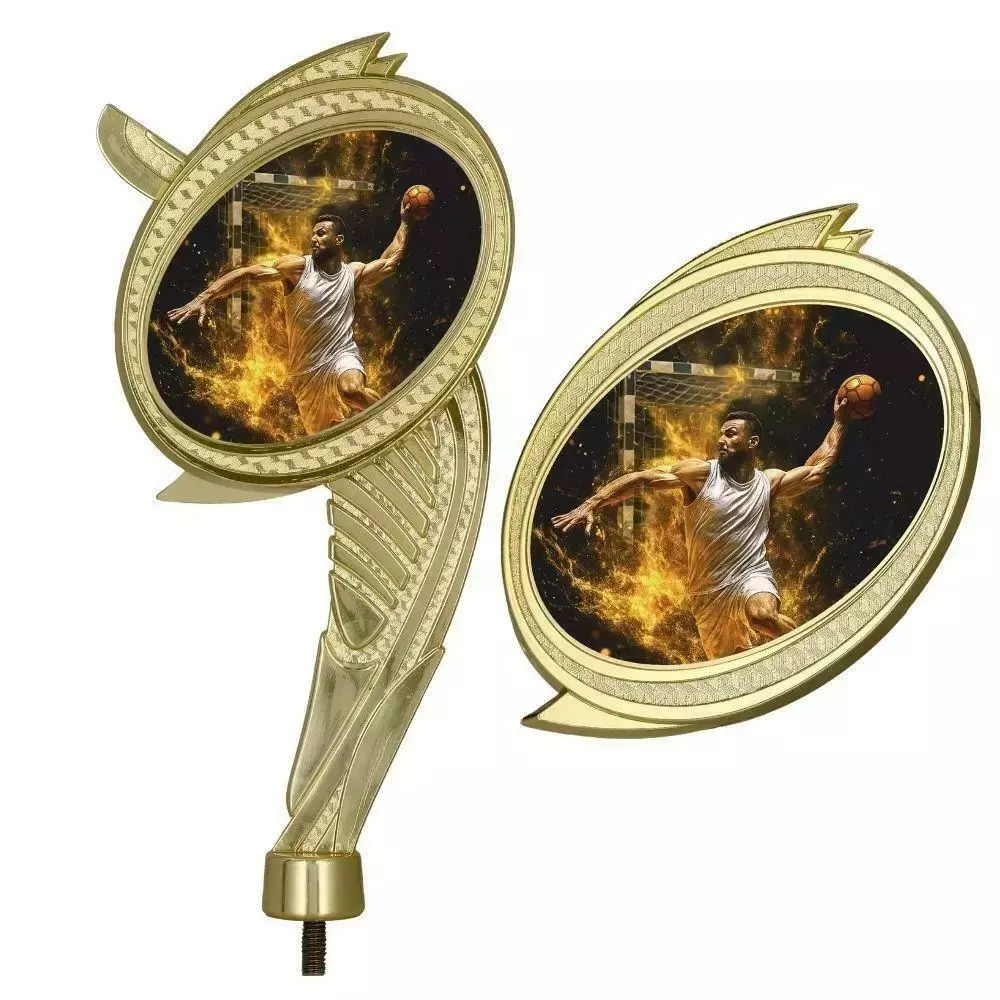 Zdjęcie produktu Figurka plastikowa złota - PIŁKA RĘCZNA