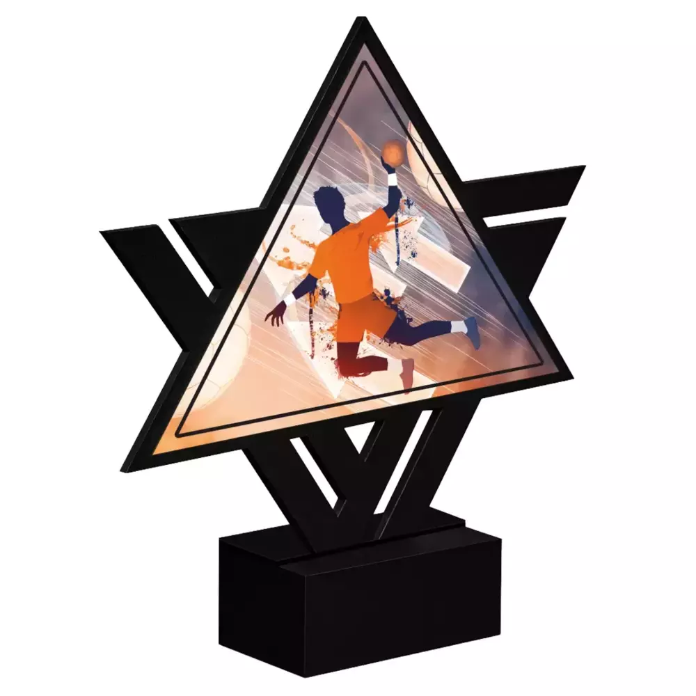 Zdjęcie produktu Linia dedykowana - statuetka metalowa 1 szt - Piłka ręczna LD-S-06