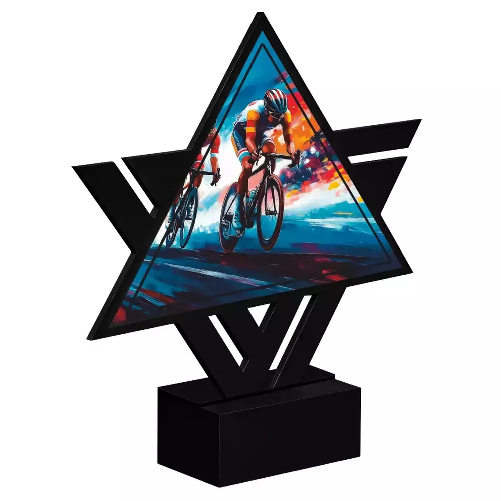 Zdjęcie produktu Linia dedykowana - statuetka metalowa 1 szt - Kolarstwo LD-S-08