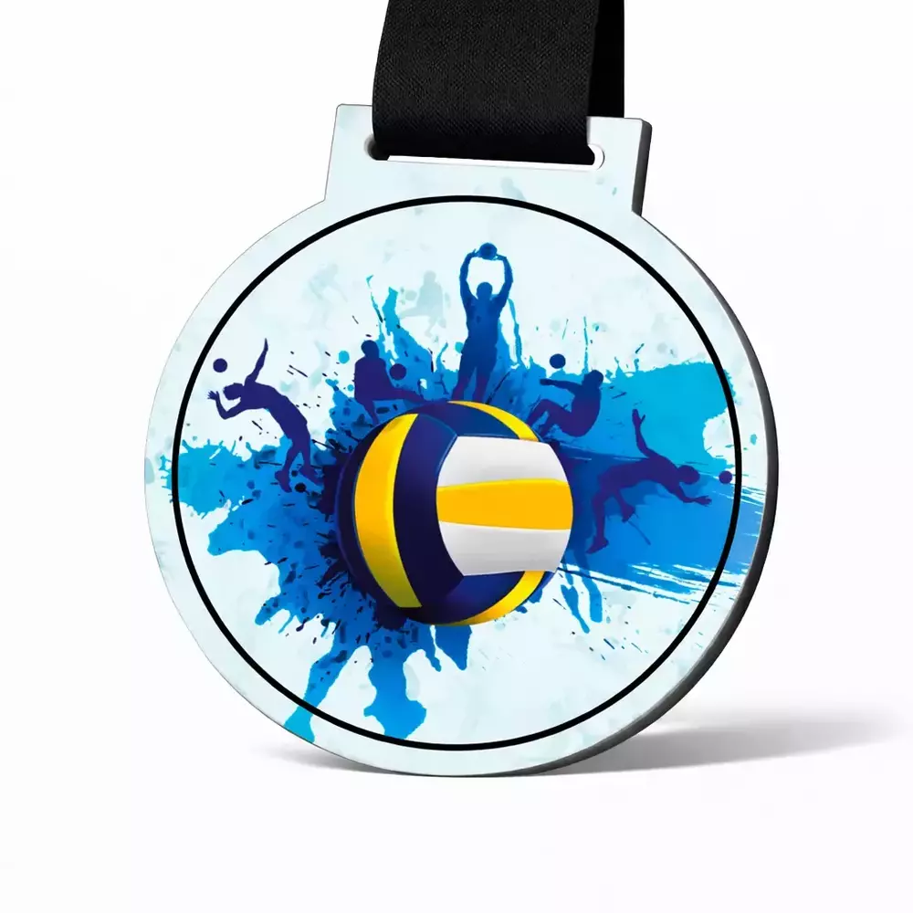 Zdjęcie produktu Linia dedykowana - medale metalowe 1 szt - Siatkówka LD-M-09