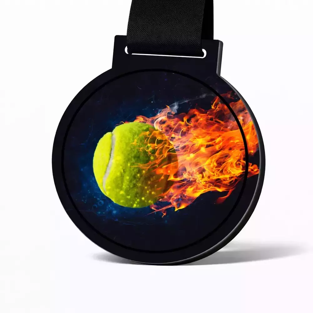 Zdjęcie produktu Linia dedykowana - medale metalowe 1 szt - Tenis ziemny LD-M-14