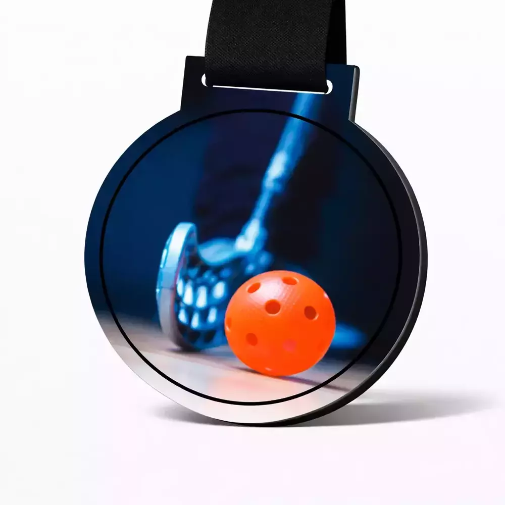 Zdjęcie produktu Linia dedykowana - medale metalowe 1 szt - Unihokej  LD-M-15