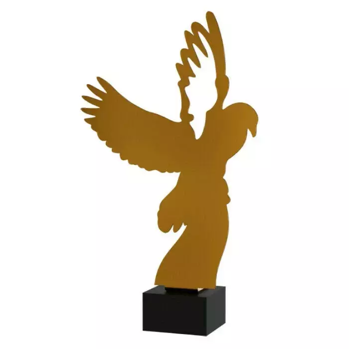 Zdjęcie produktu Trofeum metalowe z marmurową podstawą - Gołąb ML-DOVE3