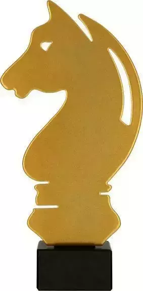 Zdjęcie produktu Trofeum metalowe z marmurową podstawą - Jeździectwo ML-HOR5