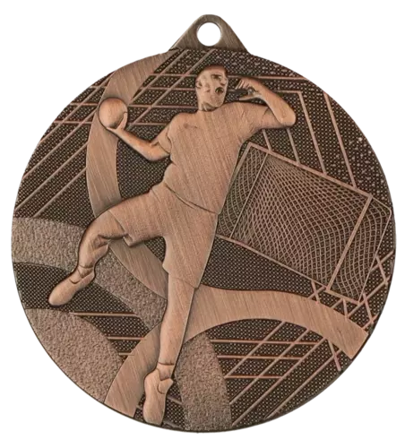 Zdjęcie produktu Medal brązowy- piłka ręczna - medal stalowy MMC39050/B