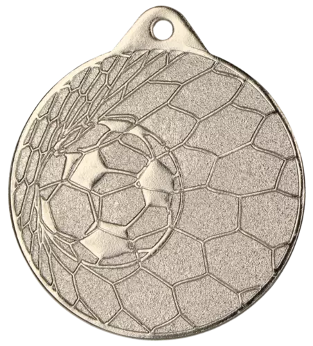 Zdjęcie produktu Medal srebrny- piłka nożna - medal stalowy MMC0350/S