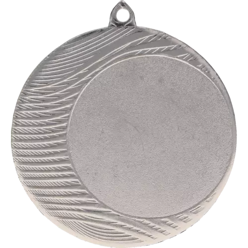 Zdjęcie produktu Medal srebrny ogólny z miejscem na emblemat 50 mm - medal stalowy MMC1090/S