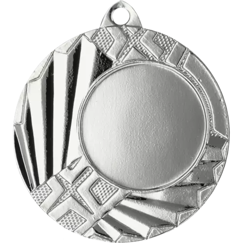 Zdjęcie produktu Medal srebrny z miejscem na emblemat 25 mm - medal stalowy MMC1145/S
