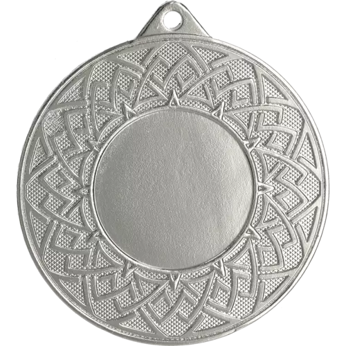 Zdjęcie produktu Medal srebrny ogólny z miejscem na emblemat 25 mm - stalowy MMC26050/S