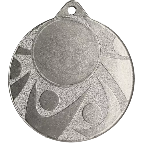 Zdjęcie produktu Medal srebrny ogólny z miejscem na emblemat 25 mm - medal stalowy MMC5850/S