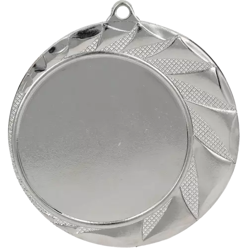 Zdjęcie produktu Medal srebrny ogólny z miejscem na emblemat 50 mm - medal stalowy MMC7073/S