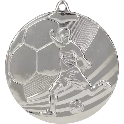 Zdjęcie produktu Medal srebrny- piłka nożna - medal stalowy MMC5055/S