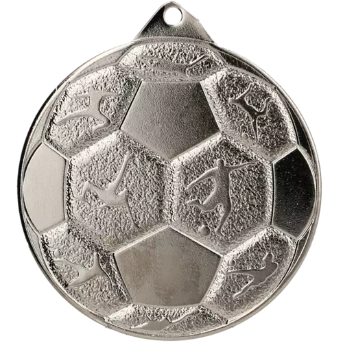 Zdjęcie produktu Medal srebrny- piłka nożna - medal stalowy MMC8850/S