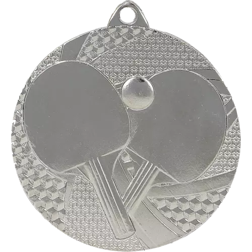 Zdjęcie produktu Medal srebrny- tenis stołowy - medal stalowy MMC7750/S