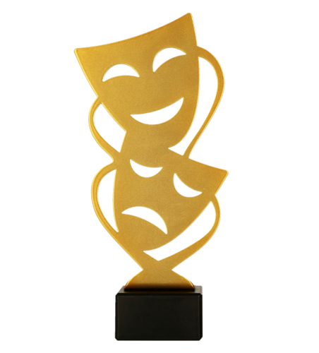 Zdjęcie produktu Trofeum metalowe z marmurową podstawą - Teatr ML-THE