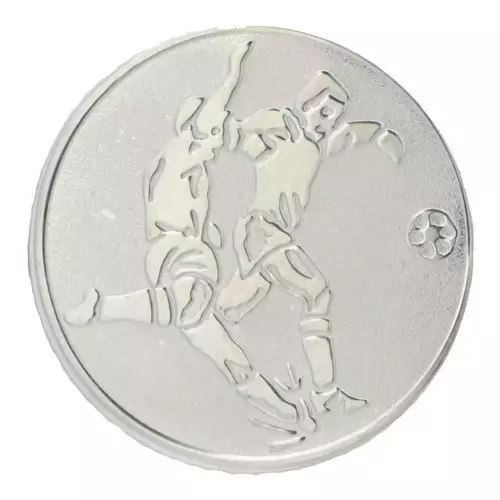 Zdjęcie produktu Wklejka aluminiowa srebro - piłka nożna