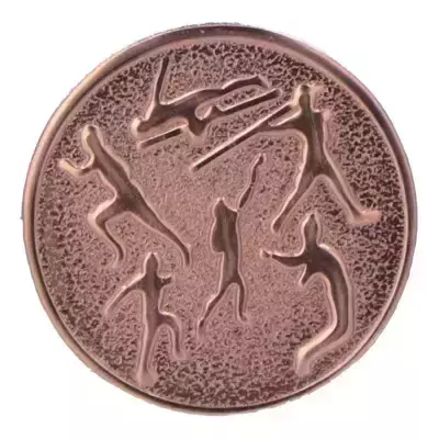 Zdjęcie produktu Wklejka aluminiowa brąz - lekkoatletyka