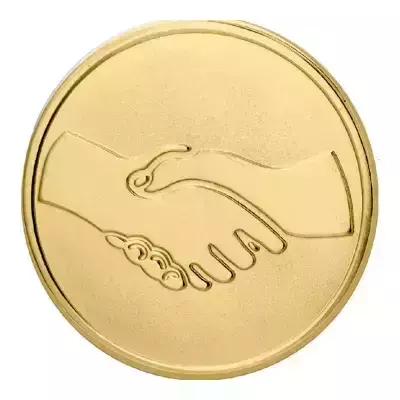 Zdjęcie produktu Wklejka aluminiowa - uścisk dłoni