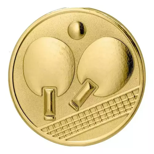 Zdjęcie produktu Wklejka aluminiowa złota - tenis stołowy
