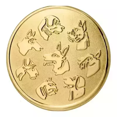 Zdjęcie produktu Wklejka aluminiowa - psy
