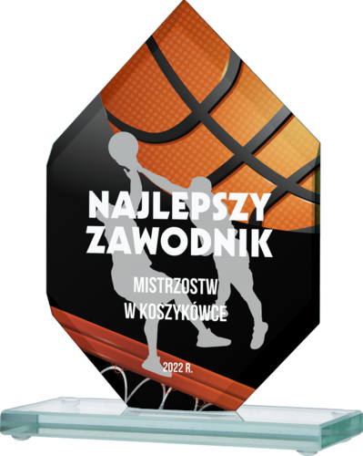 Zdjęcie produktu Trofeum szklane z nadrukiem kolorowym LuxorJet GS110-20-LUX