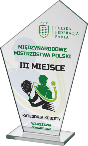 Zdjęcie produktu Trofeum szklane z nadrukiem kolorowym LuxorJet M64A-LUX
