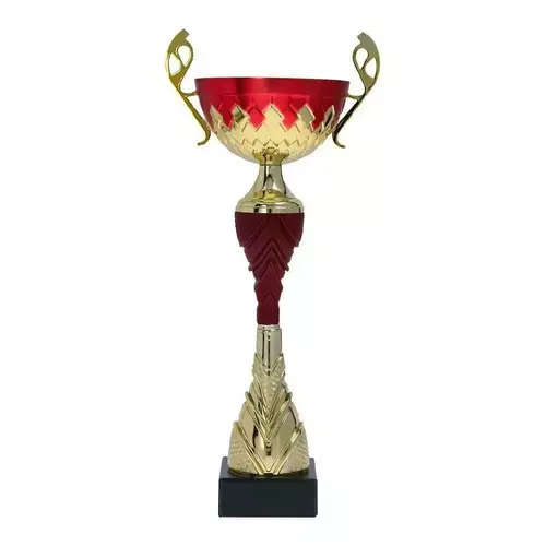 Zdjęcie produktu Puchar metalowy złoto-burgundowy 7256D