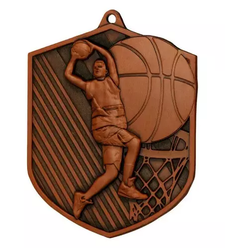 Zdjęcie produktu Medal brązowy - koszykówka MD8048/B