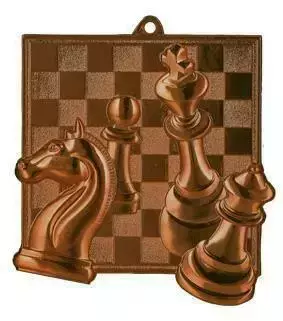 Zdjęcie produktu Medal brązowy - szachy MD8046/B