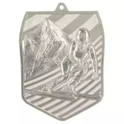 Zdjęcie produktu Medal odlewany srebrny – zjazd narciarski MD8055/S