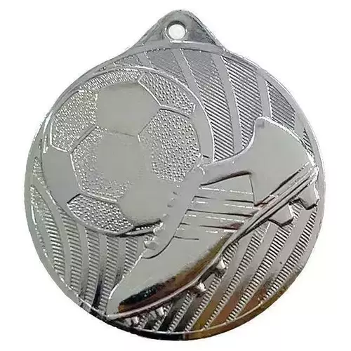 Zdjęcie produktu Medal stalowy srebrny - piłka nożna MMC0450/S