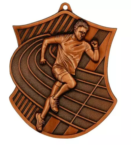 Zdjęcie produktu Medal brązowy 80mm x 60mm - biegi MD8061/B