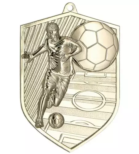 Zdjęcie produktu Medal srebrny 80mm x 60mm - piłka nożna MD8060/S