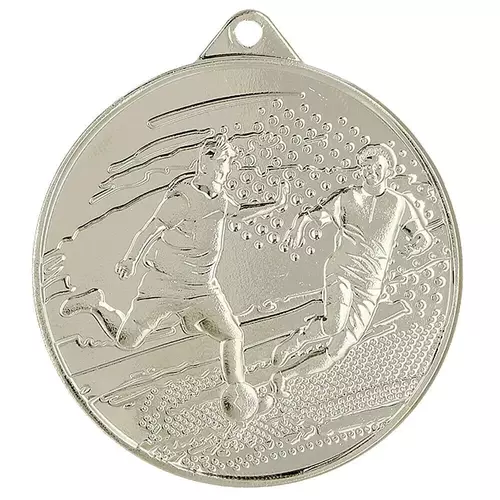 Zdjęcie produktu Medal srebrny 50 mm - piłka nożna MMC1150/S