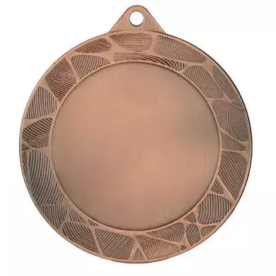 Zdjęcie produktu Stalowy medal w kolorze brązowym z miejscem na emblemat 50 mm ME7001/B
