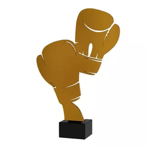 Zdjęcie produktu Trofeum metalowe z marmurową podstawą - Boks ML-BOX