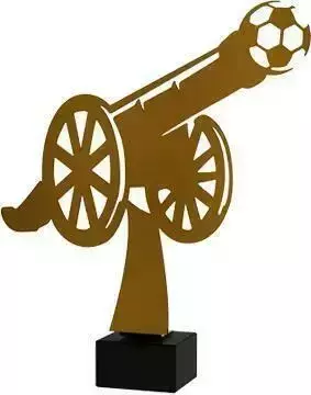Zdjęcie produktu Trofeum metalowe z marmurową podstawą - Armata ML-CAN