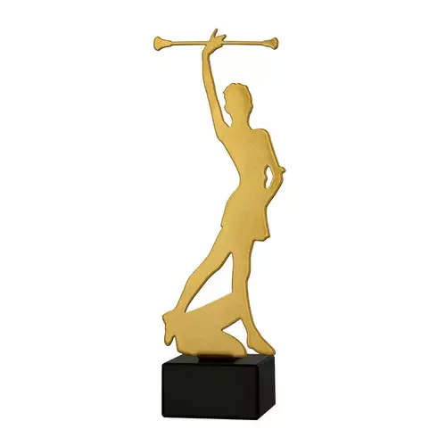 Zdjęcie produktu Trofeum metalowe z marmurową podstawą - Cheerleading ML-CHEER3