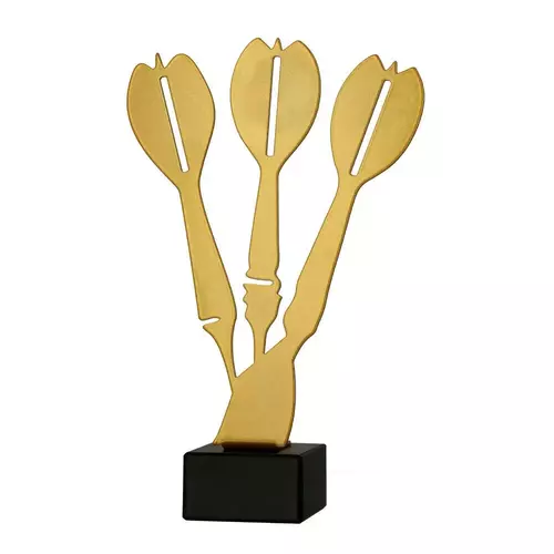 Zdjęcie produktu Trofeum metalowe z marmurową podstawą - Dart ML_DAR1