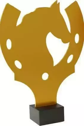 Zdjęcie produktu Trofeum metalowe z marmurową podstawą - Jeździectwo ML-HOR2