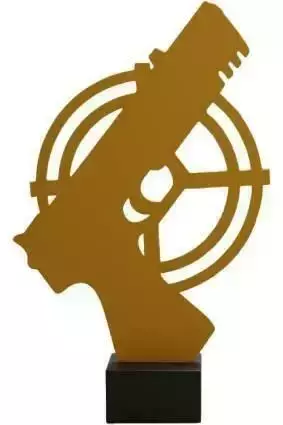 Zdjęcie produktu Trofeum metalowe z marmurową podstawą - Strzelectwo ML-SHO1