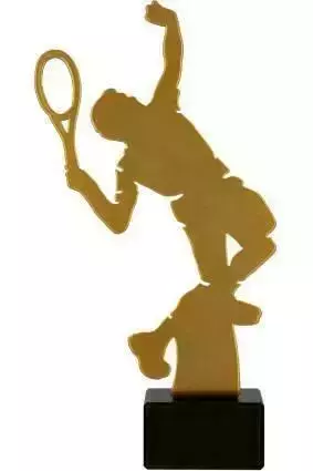 Zdjęcie produktu Trofeum metalowe z marmurową podstawą - Tenis ziemny ML-TEN2